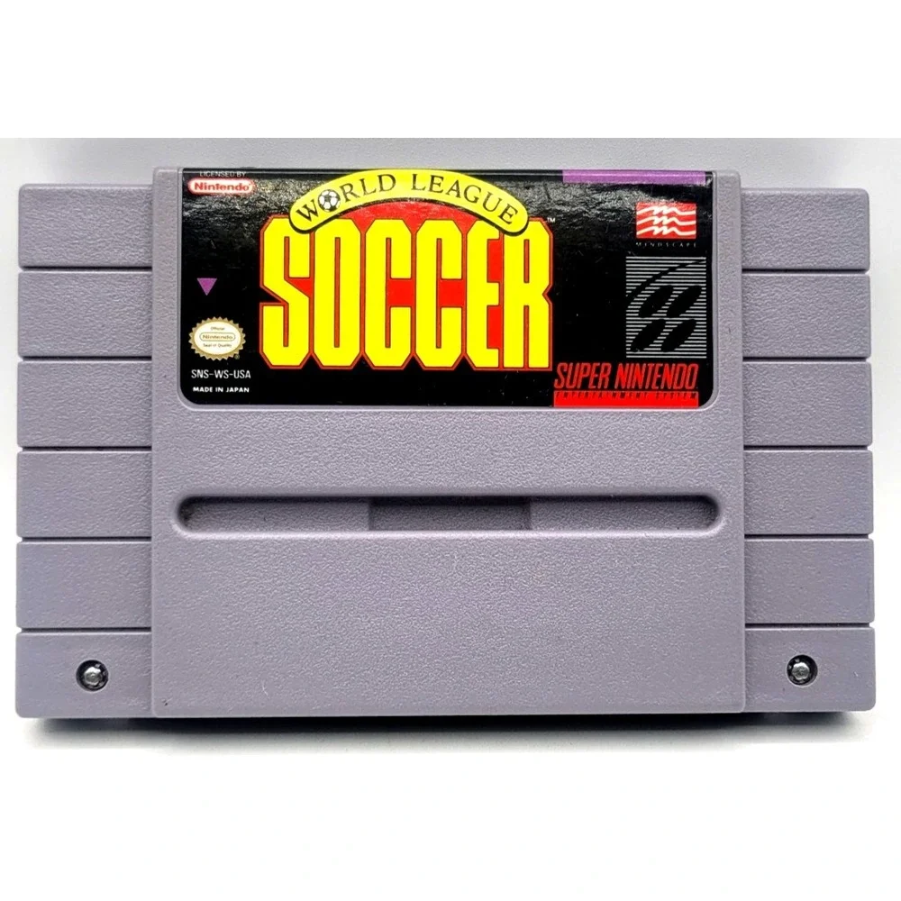 World League Soccer (Super Nintendo SNES, 1991) Cartridge‎ Only